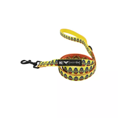 Product Sassy Woof Wonder Woman Dog Leash: 5-ft long