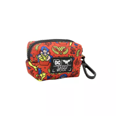 Product Sassy Woof Wonder Woman Waste Bag Holder
