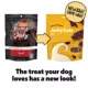 Product Wiggles & Wags Beef Jerky Cuts Dog Treats 8 OZ