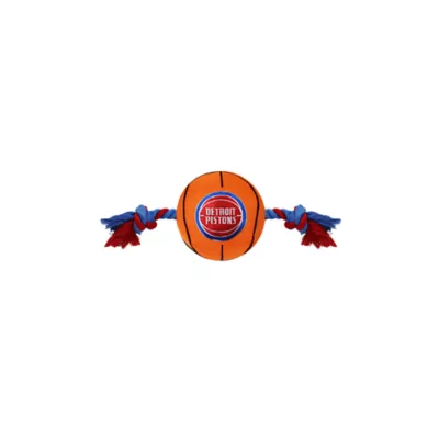 Product Pets First NBA Detroit Pistons Basketball Rope Dog Toy