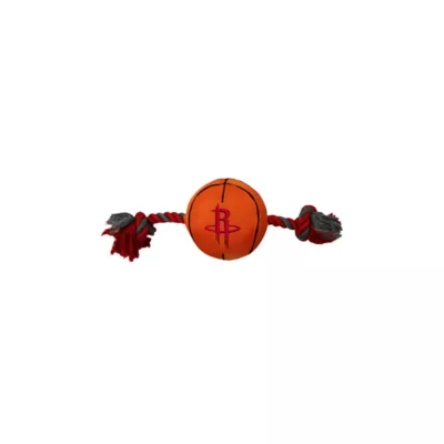 Product Pets First NBA Rockets Basketball Rope Dog Toy