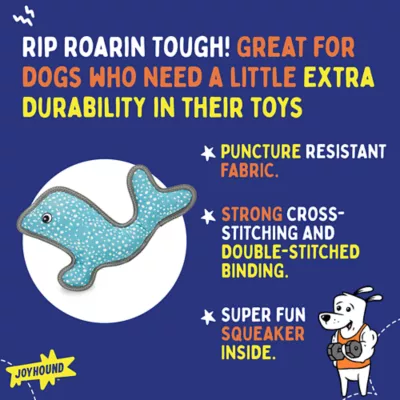 Product Joyhound® Rip Roarin' Tough Whale Dog Toy