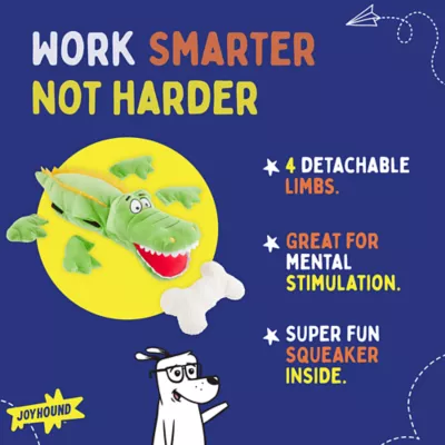 Product Joyhound® Tear Apart Alligator Dog Toy