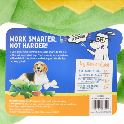 Product Joyhound® Tear Apart Alligator Dog Toy