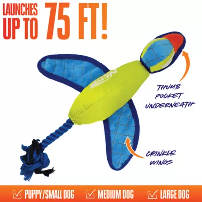 Product Nerf Dog Ultra-Plush Launching Duck Dog Toy