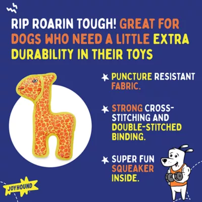 Product Joyhound® Rip Roarin' Tough Giraffe Dog Toy
