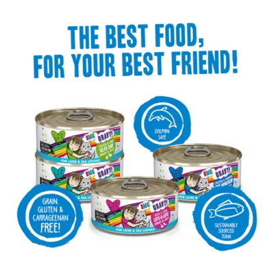 Product Weruva BFF It's Gravy Baby Adult Wet Cat Food - Grain Free, Variety Pack, 12 Ct, 66 OZ