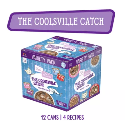 Product Weruva CITK The Coolsville Catch! Adult Wet Cat Food - Grain Free, 12 Ct, Variety Pack, 72 Oz