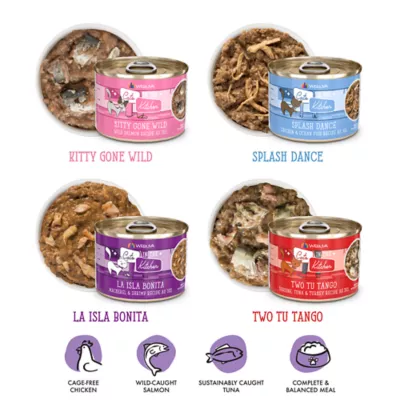 Product Weruva CITK The Coolsville Catch! Adult Wet Cat Food - Grain Free, 12 Ct, Variety Pack, 72 Oz