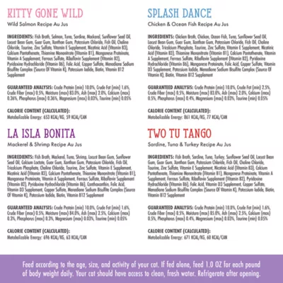 Product Weruva CITK The Coolsville Catch! Adult Wet Cat Food - Grain Free, 12 Ct, Variety Pack, 72 Oz