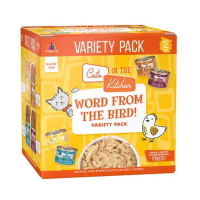 Product Weruva CITK Word From The Bird! Adult Wet Cat Food - Grain Free, 12 Count, Variety Pack, 72 Oz