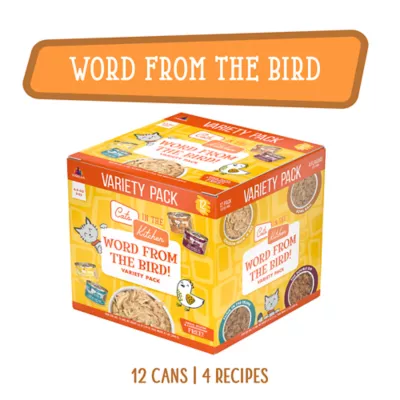 Product Weruva CITK Word From The Bird! Adult Wet Cat Food - Grain Free, 12 Count, Variety Pack, 72 Oz