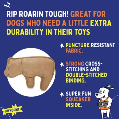 Product Joyhound® Rip Roarin' Tough Bear Dog Toy