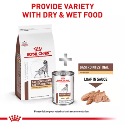 Product Royal Canin Veterinary Diet Gastrointestinal Loaf in Sauce Adult Wet Dog Food - High Fiber, 13.5 oz