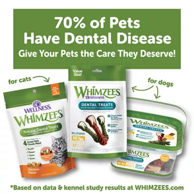 Product Whimzees Dental Cat Treat Salmon