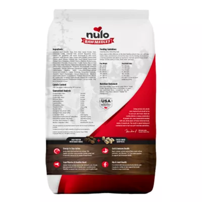 Product Nulo Raw Medley Kibble Plus Freeze Dried Pieces Adult Dog Food - Large Breed, Beef & Sweet Potato