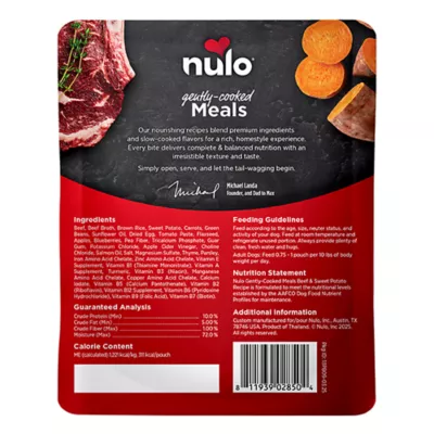 Product Nulo Gently Cooked Meals Adult Wet Dog Food - 9 Oz