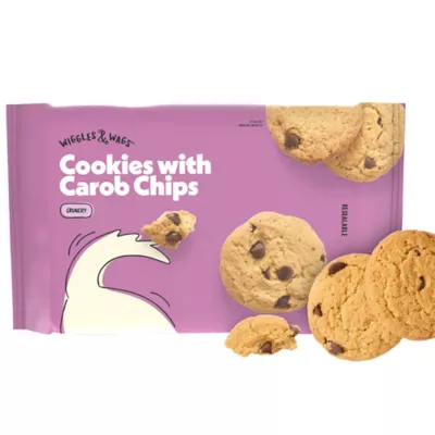 Product Wiggles & Wags Carob Chip Cookies Dog Treats 13 OZ