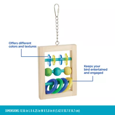 Product All Living Things® Abacus Bird Toy