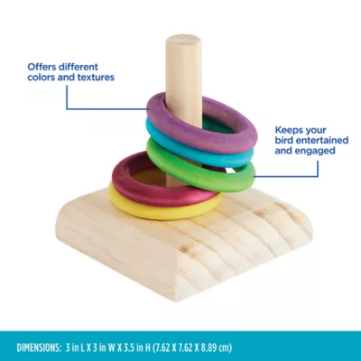 Product All Living Things® Ring Toss Bird Toy