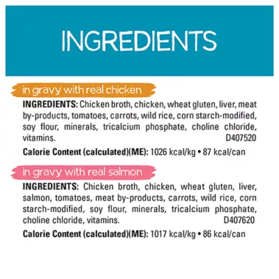 Product Beneful Incredibites Wet Dog Food - Real Chicken & Salmon in Gravy, Variety Pack