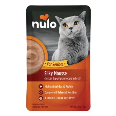 Product Nulo Senior Wet Cat Food - High-Protein, Silky Mousse, 2.8 Oz.