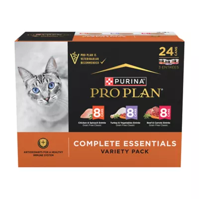 Product Purina Pro Plan Complete Essentials Adult Pate - Variety Pack, 24 CT, 72 OZ