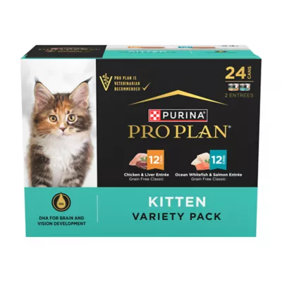 Product Purina Pro Plan Kitten Variety Pack - Pate, 24 CT, 72 OZ