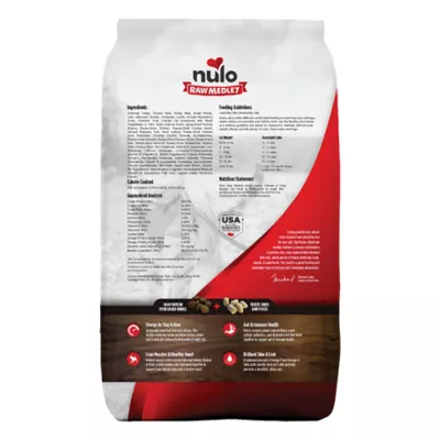 Product Nulo Raw Medley Adult Cat Food - Kibble + Freeze Dried Raw, Turkey, Chicken & Trout