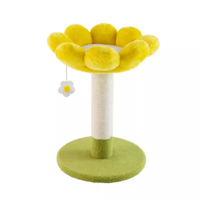 Product Whisker City® Yellow Flower Scratching Post