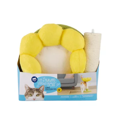 Product Whisker City® Yellow Flower Scratching Post