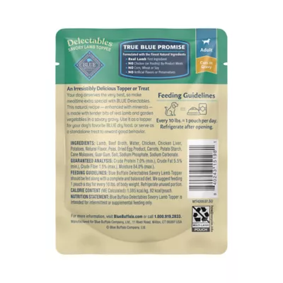 Product Blue Buffalo® Delectables Adult Wet Dog Food Topper - 3 oz