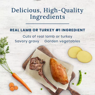 Product Blue Buffalo Delectables Variety Pack Adult Dog Food Topper - Lamb & Turkey, 3 oz, 12 Count
