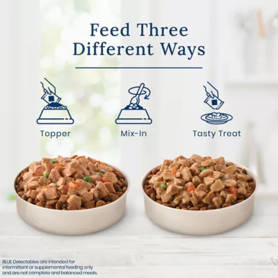 Product Blue Buffalo Delectables Variety Pack Adult Dog Food Topper - Lamb & Turkey, 3 oz, 12 Count