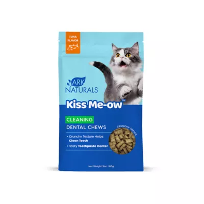 Product Ark Naturals Kiss Me-ow Cleaning Dental Chews Crunchy Cat Treats - Tuna