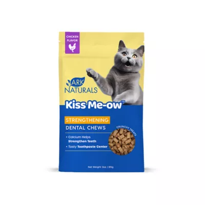 Product Ark Naturals Kiss Me-ow Stengthening Dental Chews Crunchy Cat Treats - Chicken
