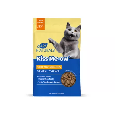 Product Ark Naturals Kiss Me-ow Strengthening Dental Chews Crunchy Cat Treats - Tuna