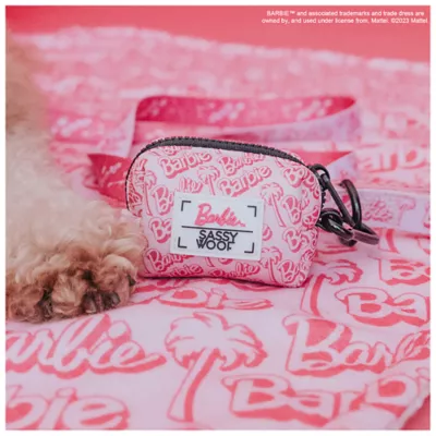 Product Sassy Woof Barbie Malibu Waste Bag Holder