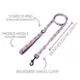 Product Sassy Woof Barbie Closet Goals Dog Leash: 5-ft long