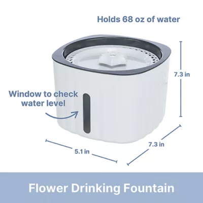 Product TRIXIE Flower Drinking Fountain 68oz