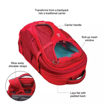 Product Kurgo® G-Train Backpack, Dog and Cat Carrier, Black