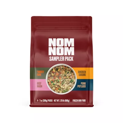 Product NOM NOM All Life Stage Frozen Dog Food - Sampler Pack, 1.76 lb
