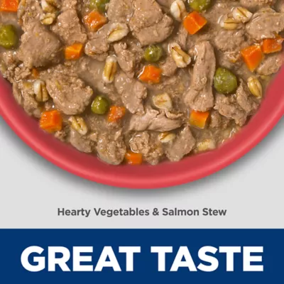 Product Hill's Science Diet Perfect Weight Adult Dog Wet Food - Hearty Vegetables & Salmon Stew, 12.5 oz