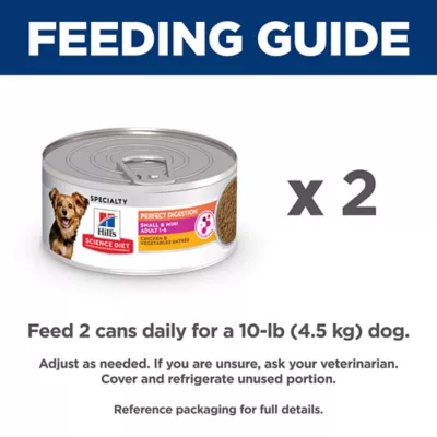 Product Hill's Science Diet Perfect Digestion Small & Mini Adult Dog Wet Food - Chicken & Vegetables, 5.8 oz