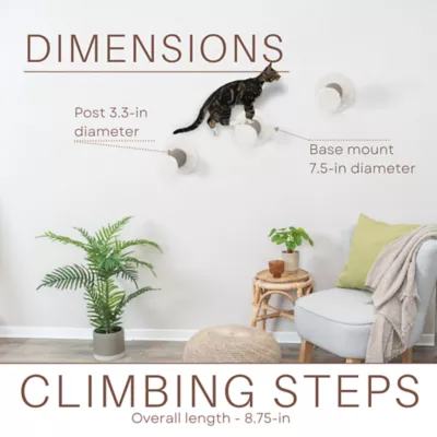 Product TRIXIE Wall Mount Cat Climbing Steps
