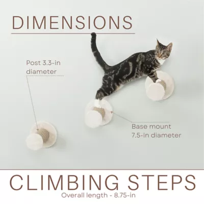 Product TRIXIE Wall Mount Cat Climbing Steps