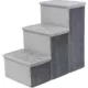 Product TRIXIE Velour Foldable 3-Step Pet Stairs with Storage
