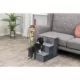 Product TRIXIE Velour Foldable 3-Step Pet Stairs with Storage