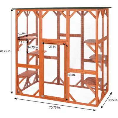 Product TRIXIE Natura Outdoor Cat Patio with Asphalt