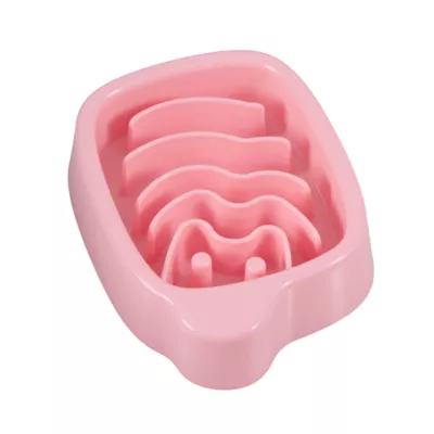 Product Whisker City® Pink Slow Feeder Cat Bowl